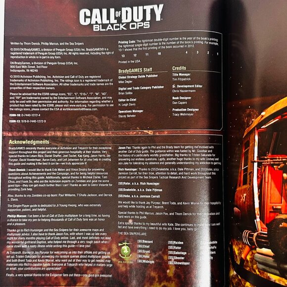 Call Of Duty: Black Ops BradyGames Signature Series Guide Book - Picture 5 of 8